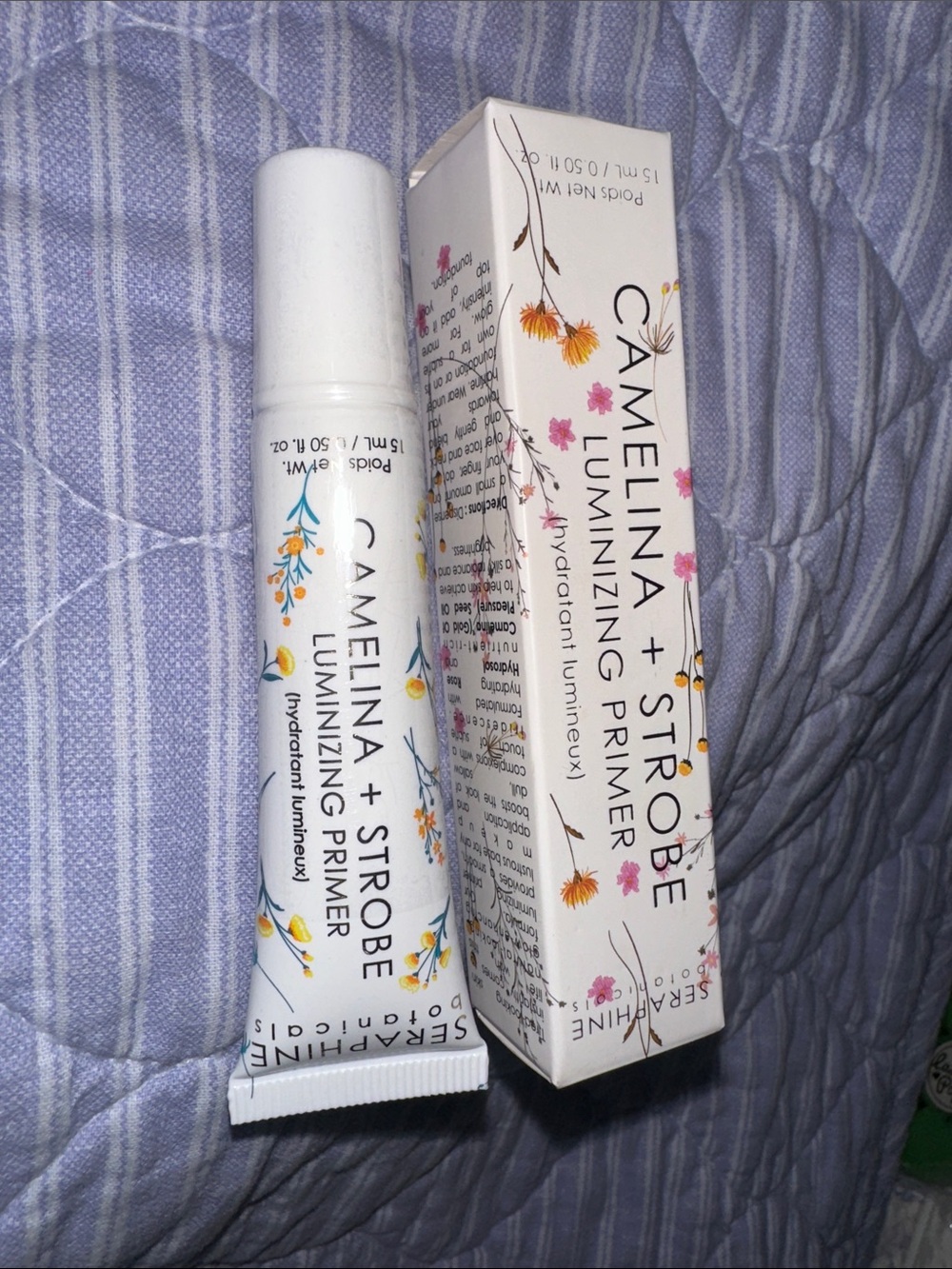 CAMELINA + STROBE Luminizing Primer - White Floral Tube